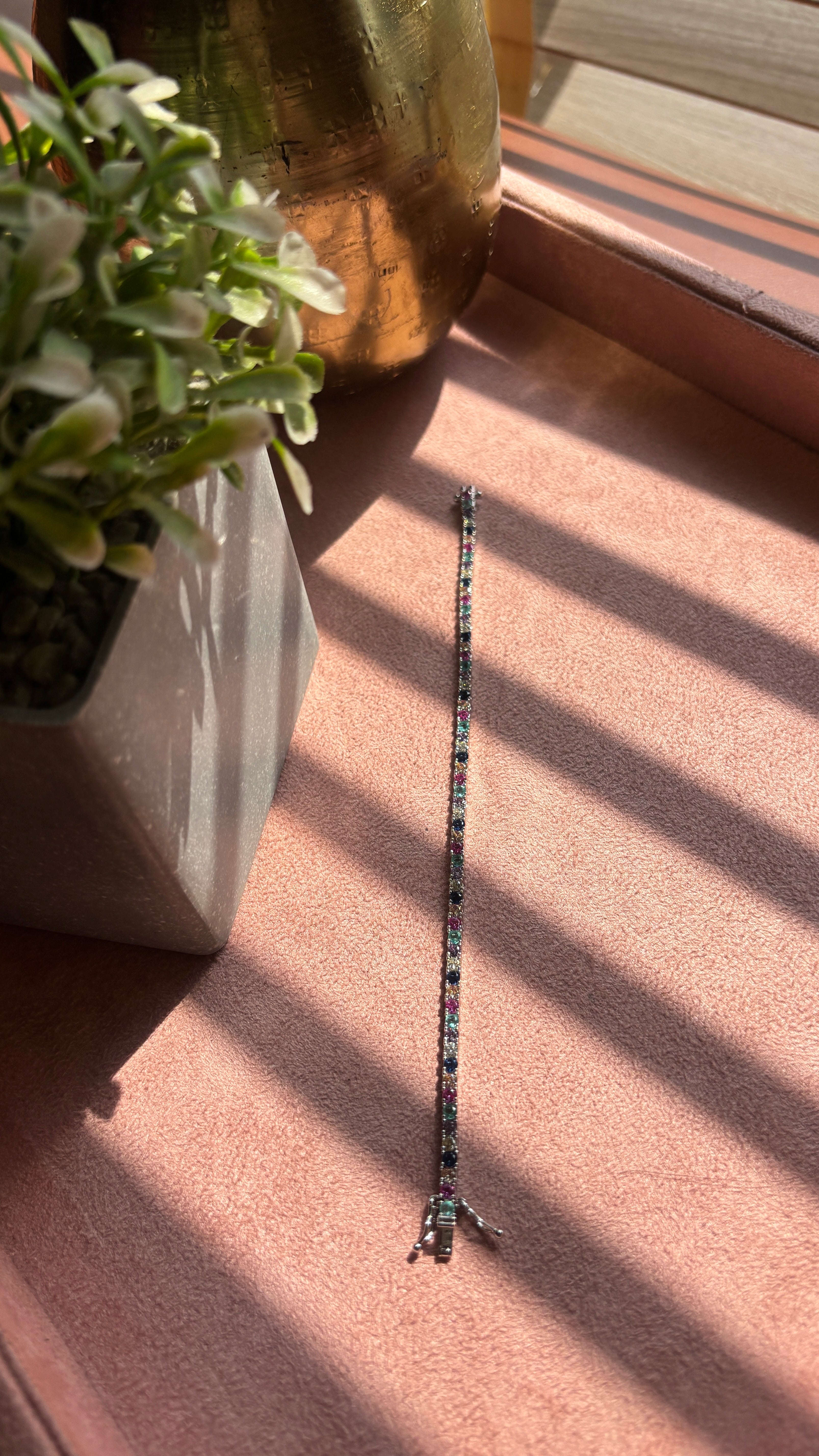 Multicolor Tennis Bracelet